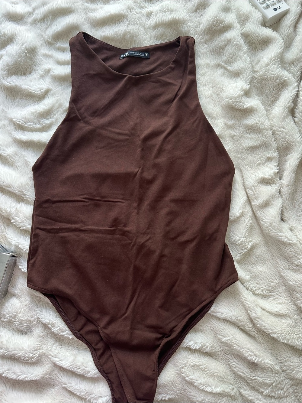 Zara Brown womans One-Piece Bodysuit